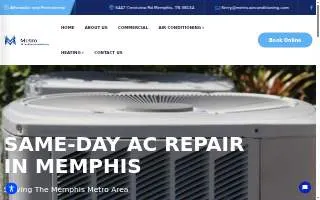 Metro Air Conditioning & Heating website