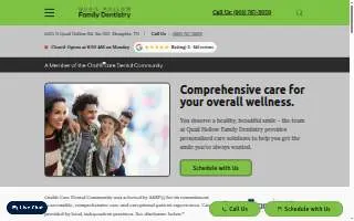 Quail Hollow Family Dentistry website