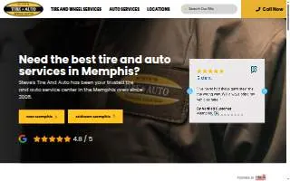 Steve's Tire & Auto - East Memphis website