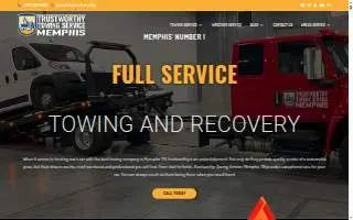 Trustworthy Towing Service Memphis website