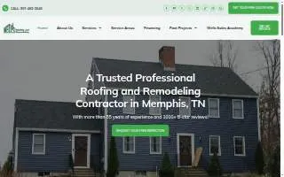 Wells Roofing and Remodeling website