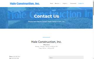 Hale Construction Inc