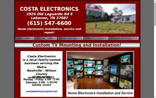 Costa Electronics website