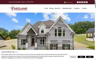 Eastland Construction website