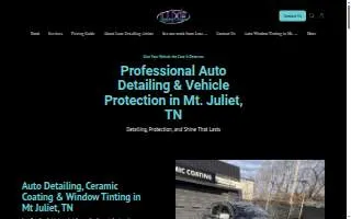 Luxe Detailing Artists, LLC website