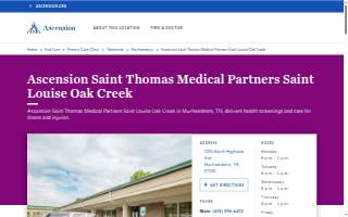 Ascension Saint Thomas Medical Partners Saint Louise Oak Creek