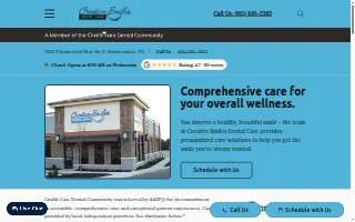Creative Smiles Dental Care website