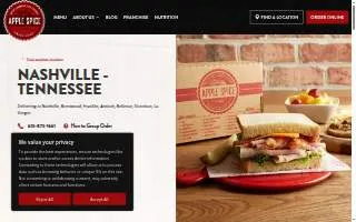 Apple Spice Catering Co. of Nashville website