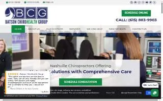 Batson Chiropractic Group website