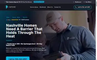 ClearDefense Pest Control of Nashville website