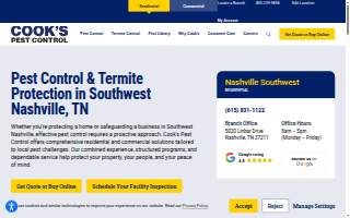 Cook's Pest Control
