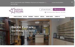 Ducklo EyeCare website