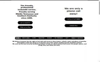 Empire Lock & Safe of Nashville website