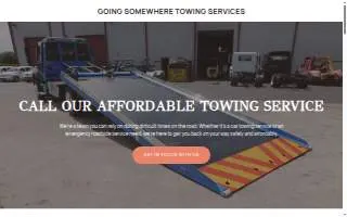 Going Somewhere Towing Services website
