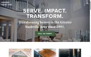 Hisway Painting of Nashville website
