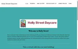 Holly Street Daycare website