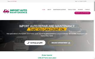Import Auto Maintenance