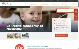 La Petite Academy of Nashville website