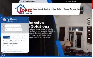 Lopez Painting of Nashville website