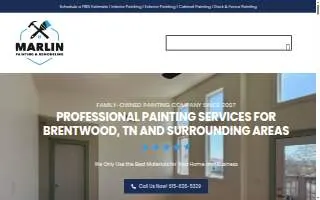 Marlin Painting and Remodeling website