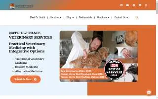 Natchez Trace Veterinary Services - Clinic & Holistic Telemedicine website