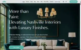 Precision Painting LLC. website