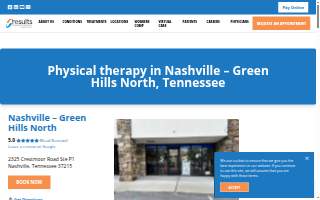 Results Physiotherapy Nashville, Tennessee - Green Hills North
