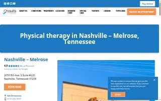 Results Physiotherapy Nashville, Tennessee - Melrose website