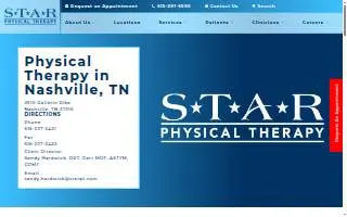 STAR Physical Therapy Nashville, Tennessee - East Nashville website