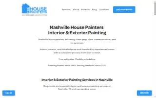 The House Painters - Nashville website