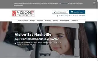 Vision 1st Nashville website