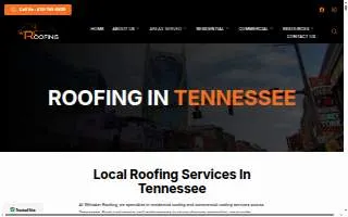 Whitaker Roofing Company of Nashville website