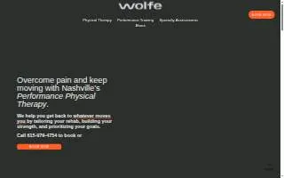 Wolfe PT website