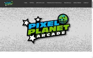 Pixel Planet Arcade website