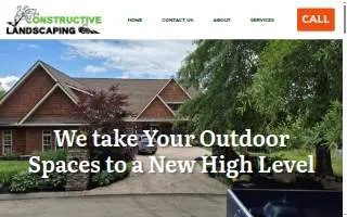 Constructive Landscaping website
