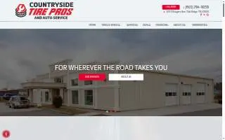 Countryside Tire & Auto Service website