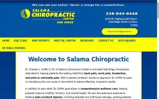 Oak Ridge Chiropractic website
