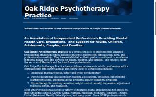Oak Ridge Psychotherapy Practice