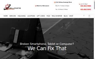 Cell Phone Repairs of Portland website