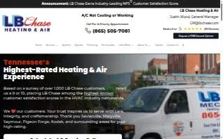 LB Chase Mechanical website