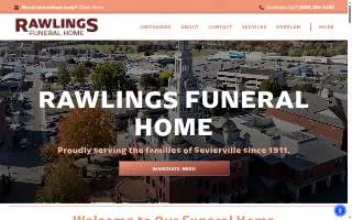 Rawlings Funeral Home website