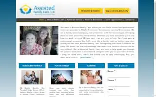 Assisted Family Care website