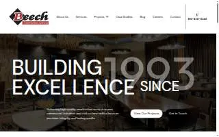Beech Construction Services website