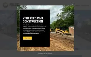 Reed Landscaping Inc website