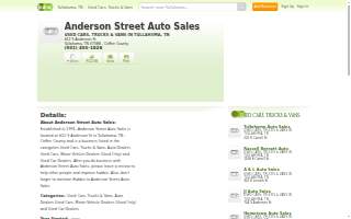 Anderson Street Auto Sales