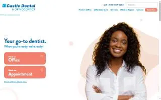 Castle Dental & Orthodontics - Tullahoma website