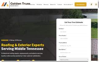 Golden Truss Exteriors