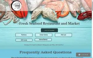 The Seafood Place website