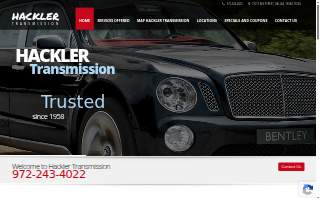 Hackler Transmission of Addison