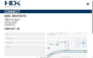 HEDK Architects website